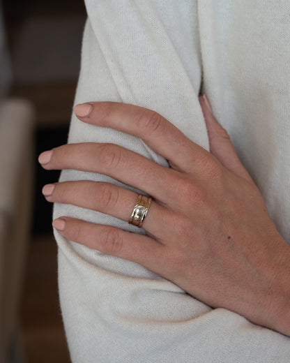 Engraved Wedding Band 14k Yellow Gold