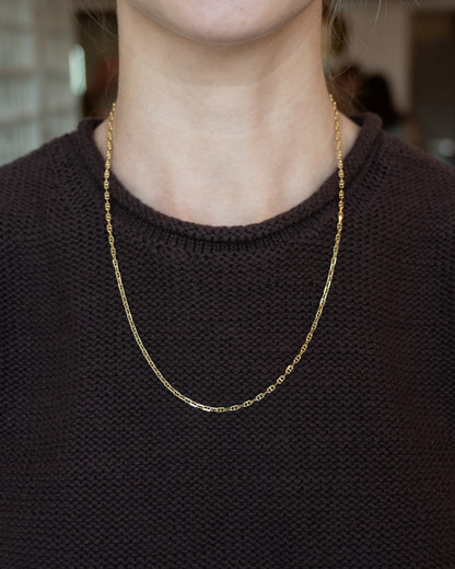22" Mariner Link Chain Necklace 14k Yellow Gold