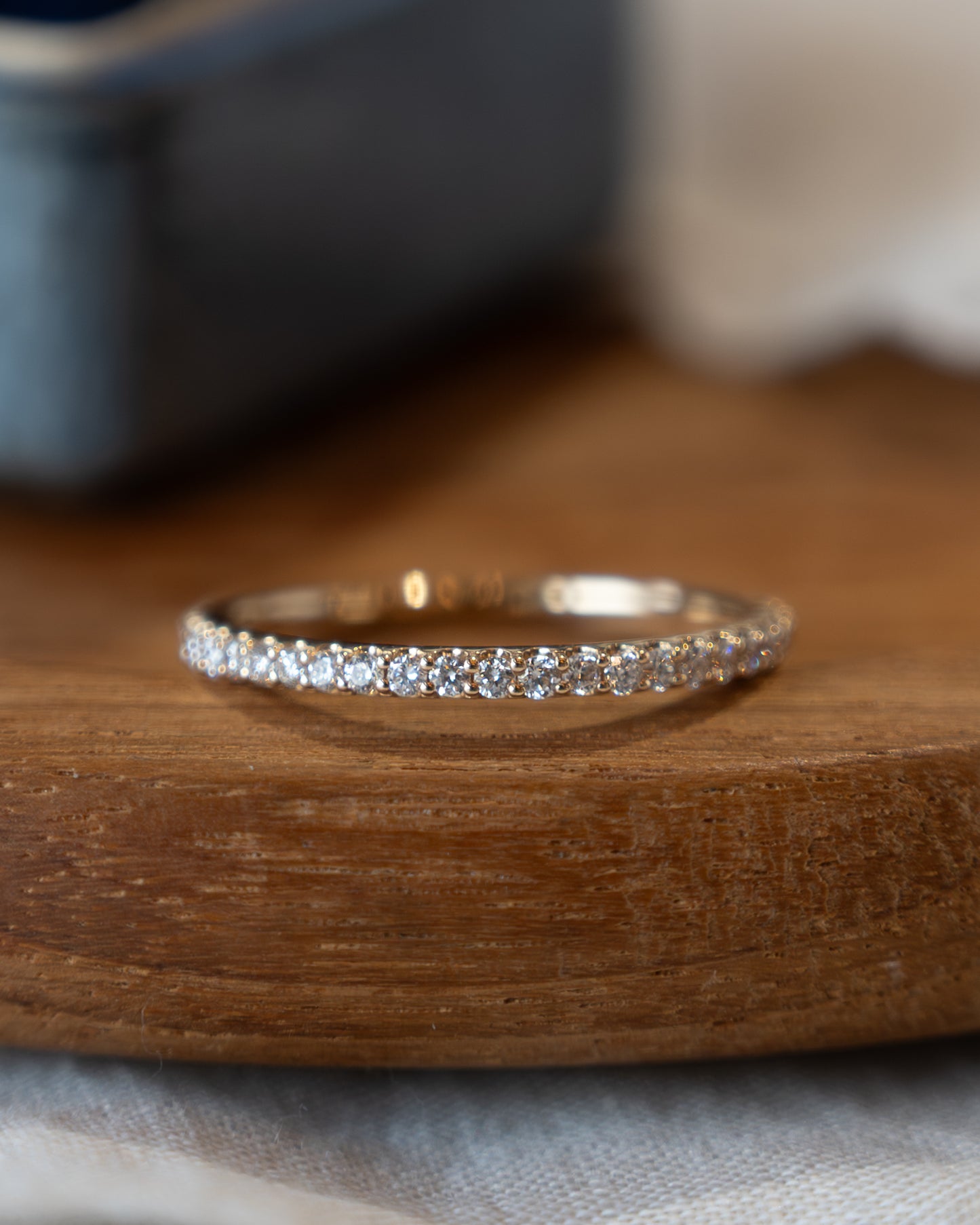 .29 Diamond Half-Eternity Wedding Band 14k