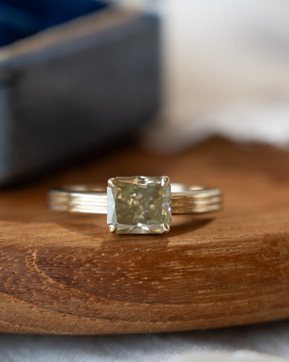 1.30 Cushion Diamond Engagement Ring 14k