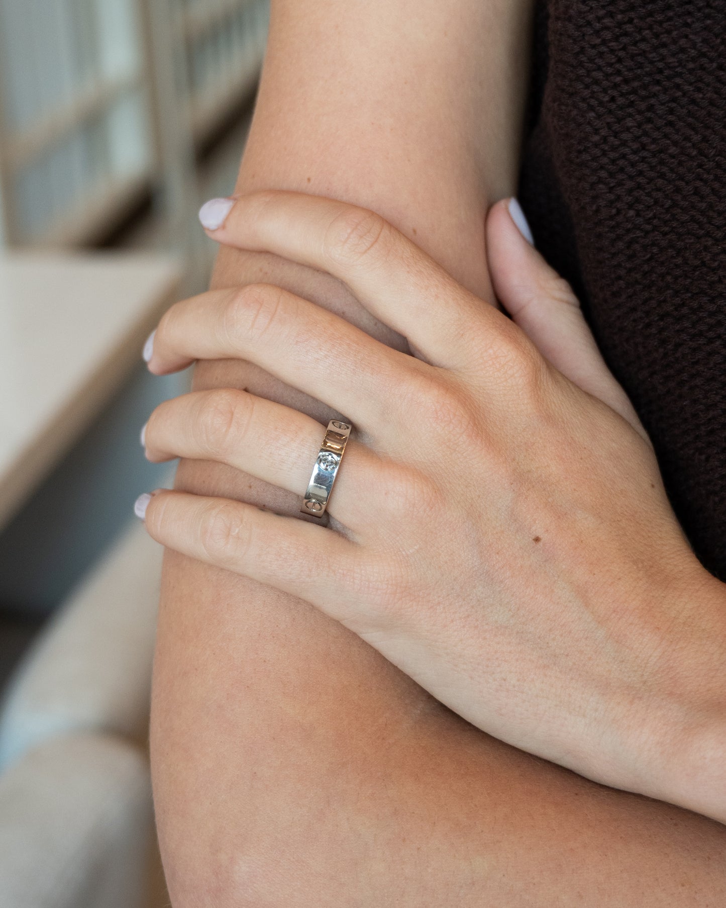Cartier Secret Love Ring 18k White Gold