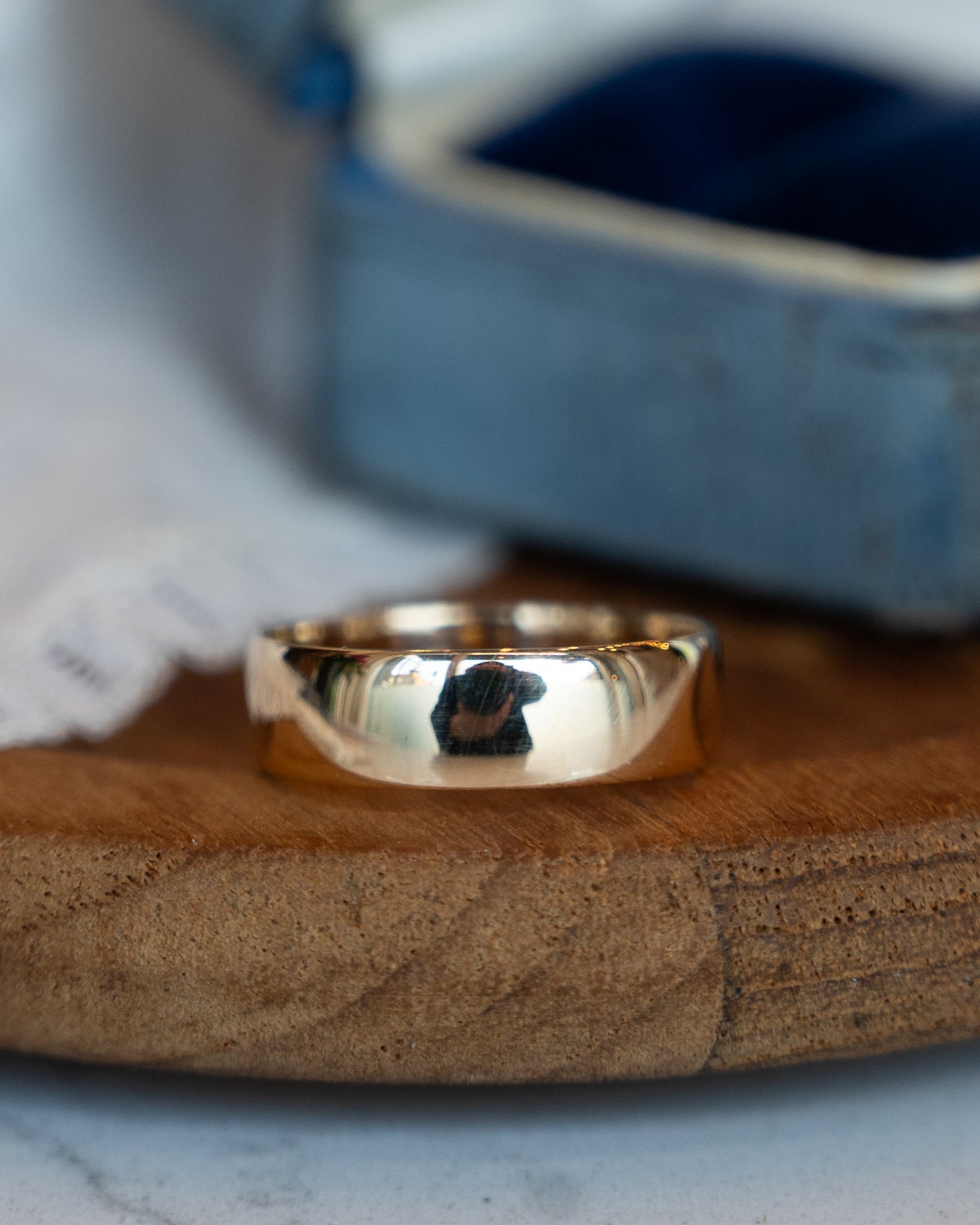 Antique Victorian Wedding Band 14k Yellow Gold
