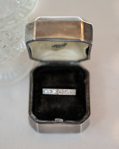 1.20 Round Brilliant Diamond Eternity Band Platinum