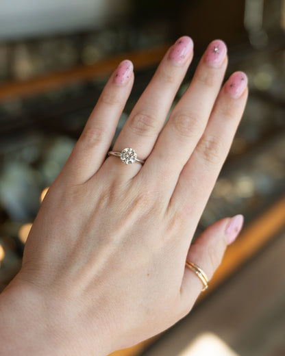 2.02 Tiffany & Co Diamond Engagement Ring Platinum