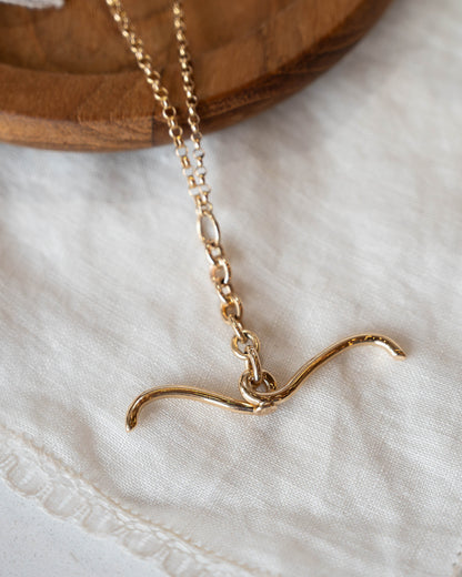 31 Inch Antique Victorian Rolo Chain Necklace 14k Yellow Gold