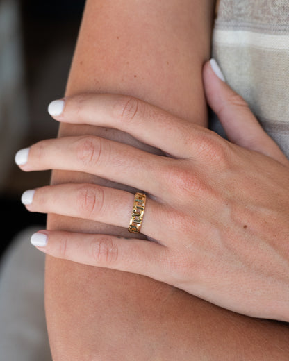 Tiffany & Co. T True Open Geometric Ring 18k Yellow Gold