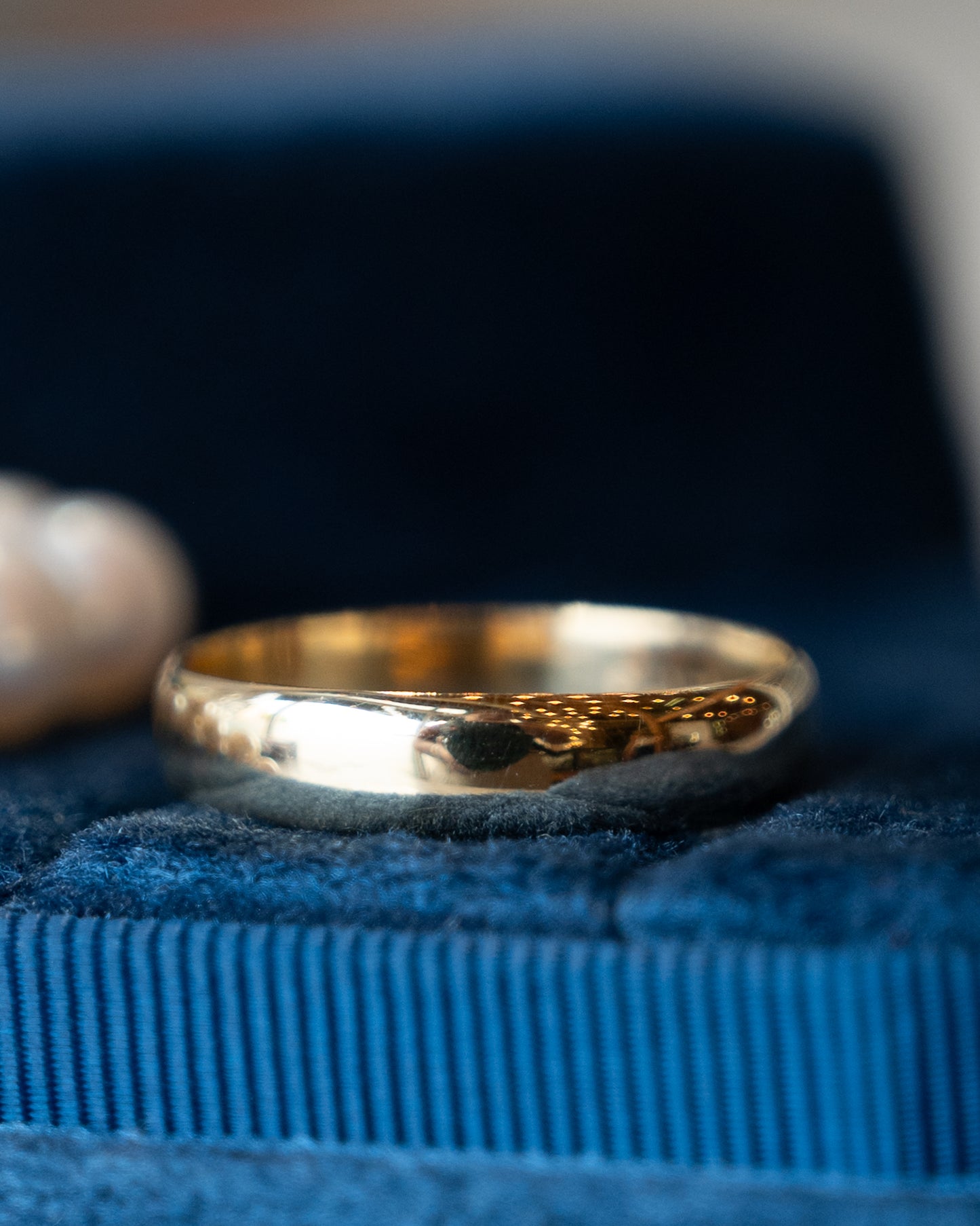 Classic Men's Wedding Band 14k Yellow Gold