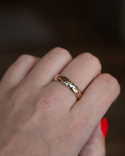 Classic Men's Wedding Band 14k Yellow Gold