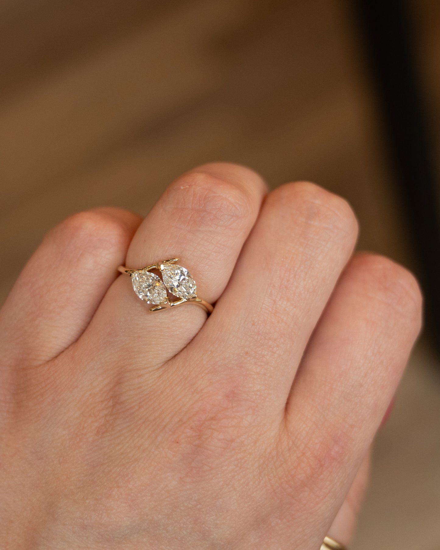 1.82 Diamond Toi Et Moi Engagement Ring 14k
