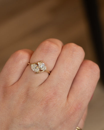 1.82 Diamond Toi Et Moi Engagement Ring 14k