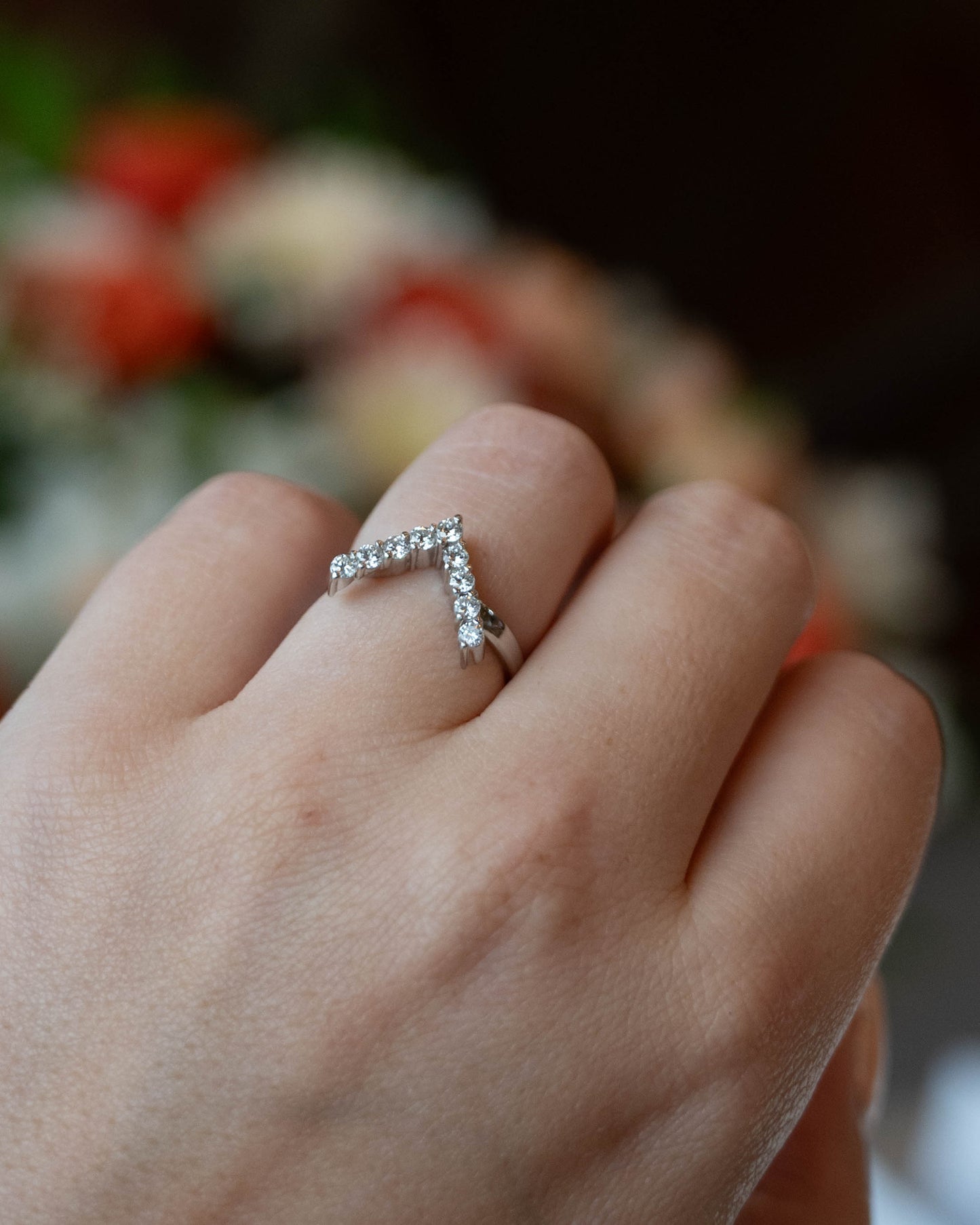 .47 Diamond Contoured Wedding Band Platinum