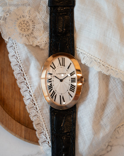 Cartier Baignoire XL 18k Rose Gold Manual