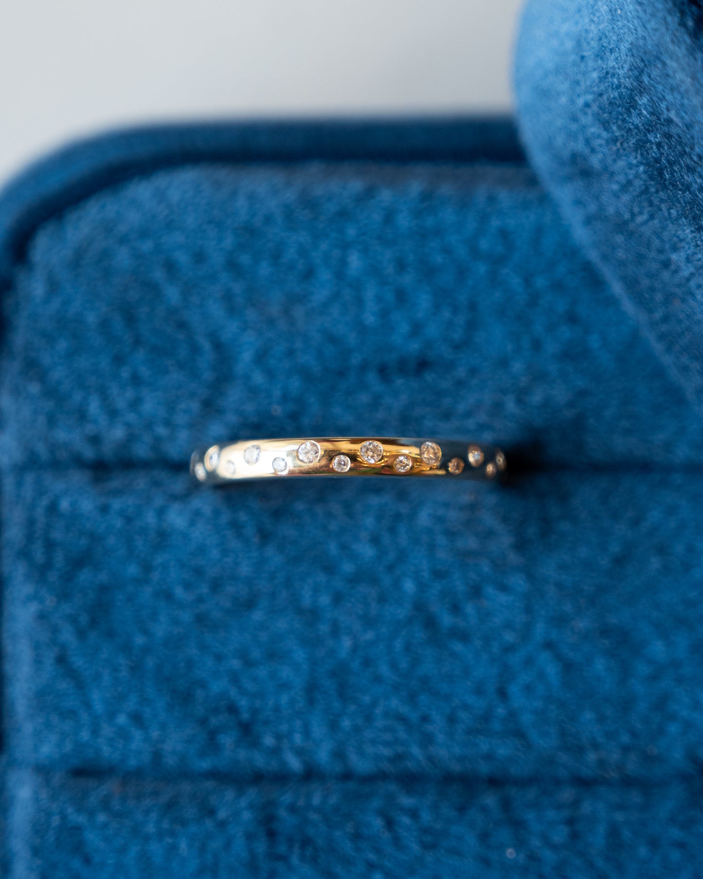 Diamond Stacking Band 14k Yellow Gold