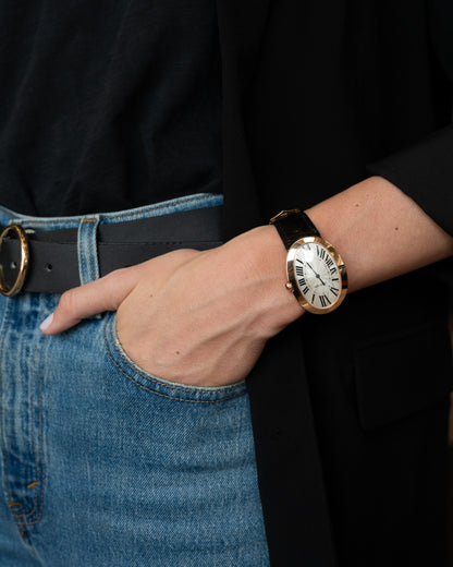 Cartier Baignoire XL 18k Rose Gold Manual