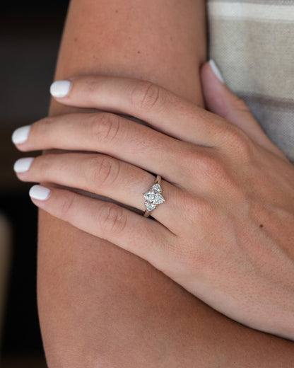 1.01 Marquise Diamond Engagement Ring Platinum