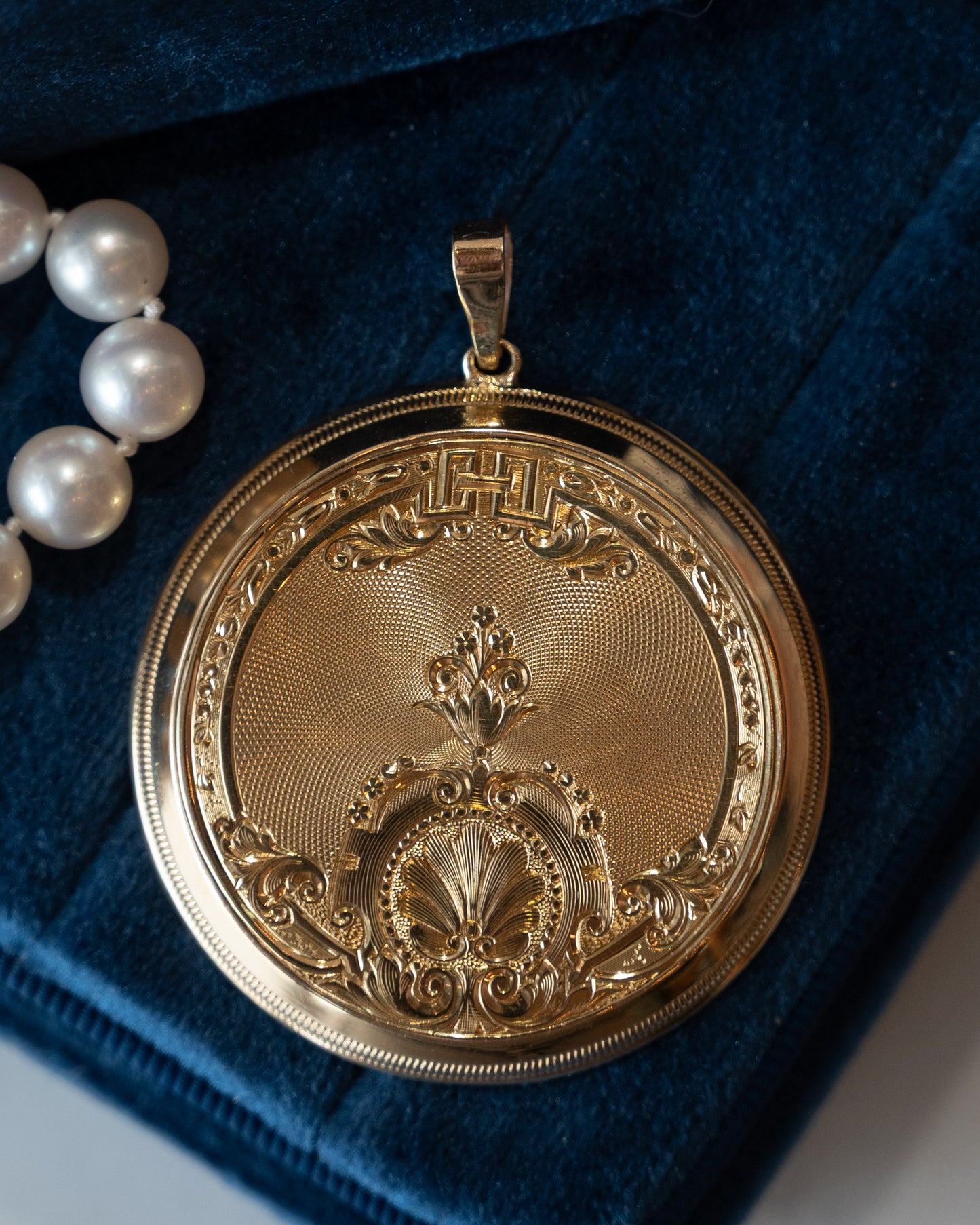 Antique Victorian Pocketwatch Pendant 18k Yellow Gold