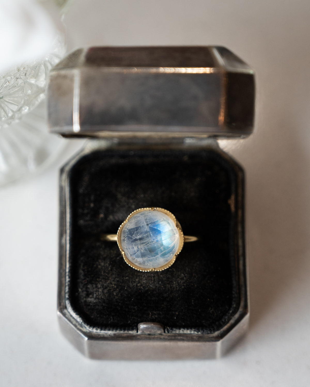 5.06 Irene Neuwirth Moonstone Cocktail Ring 18k