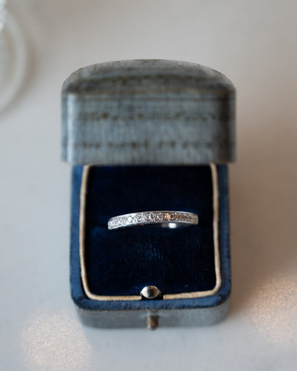 .32 Diamond Stacking Wedding Band 14k White Gold