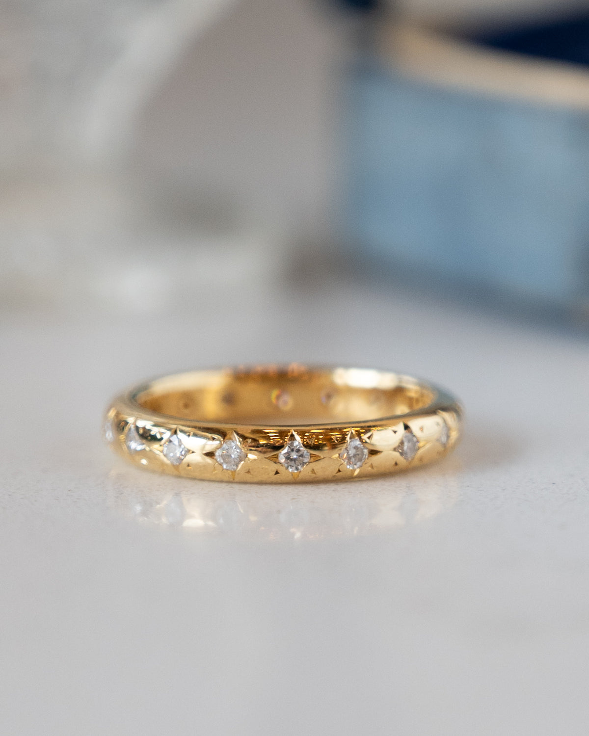 .43 Caroline Ellen Diamond Eternity Band 20k Yellow Gold