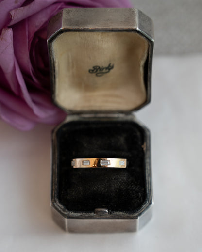 .54 Baguette Diamond Eternity Band 18k Rose Gold