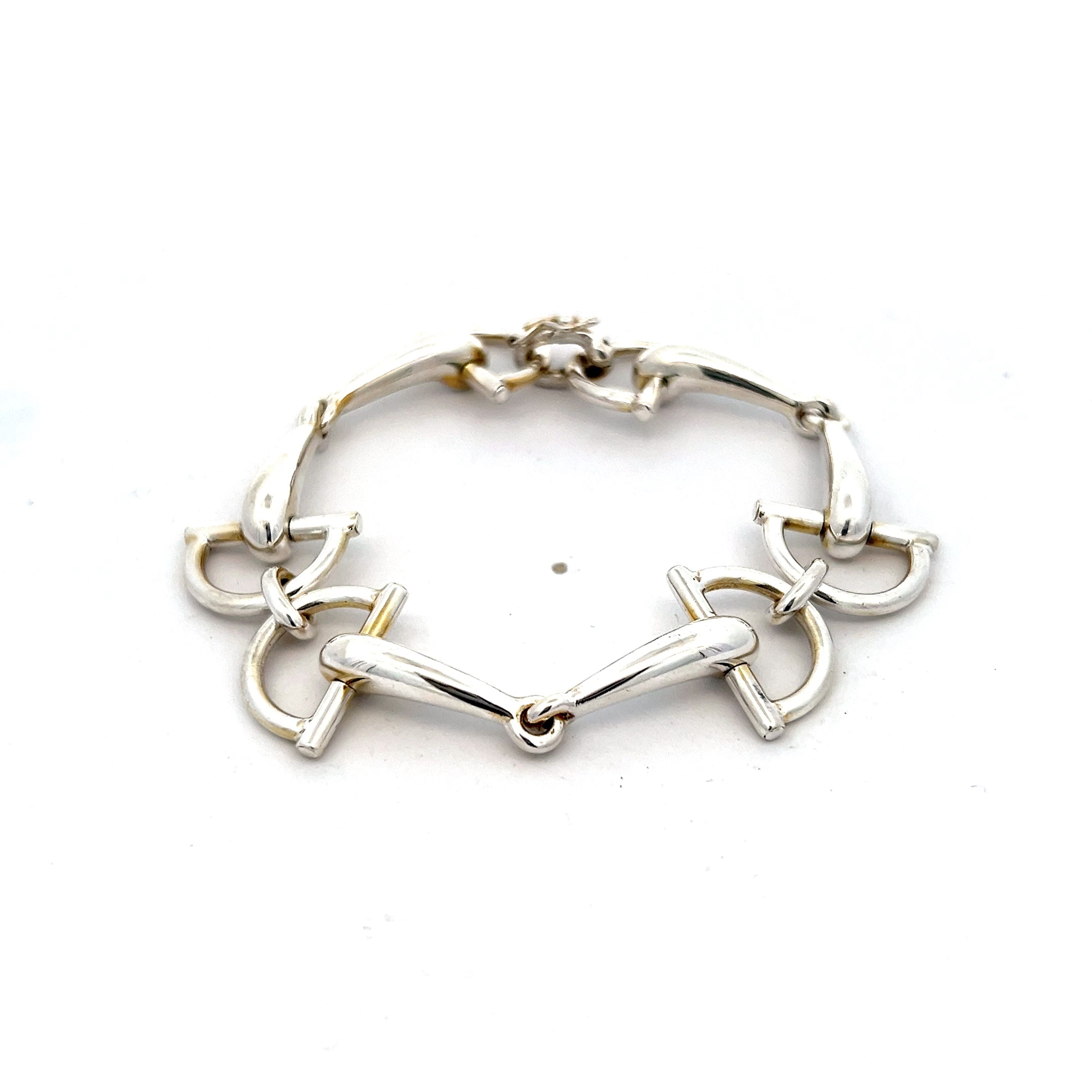 Gucci horsebit bracelet silver outlet