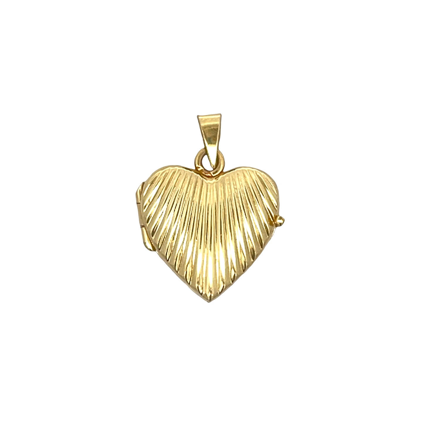Heart Locket Necklace 14k Yellow Gold