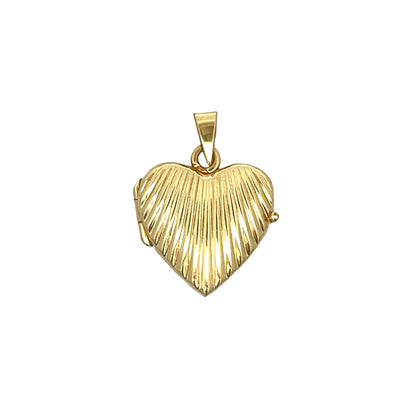 Heart Locket Necklace 14k Yellow Gold