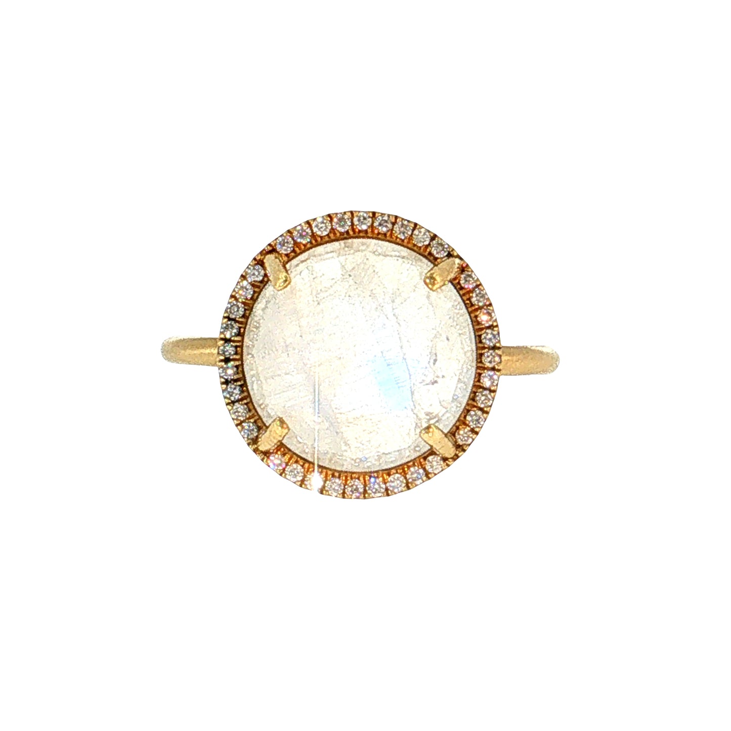Irene Neuwirth Moonstone & Diamond Cocktail Ring 18k