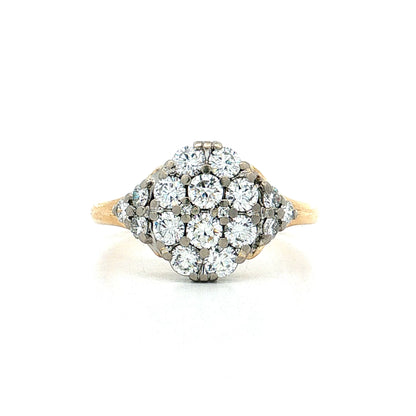 Jabel Diamond Cocktail Ring 18k Two-Tone Gold