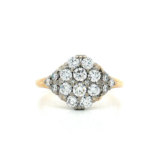 Jabel Diamond Cocktail Ring 18k Two-Tone Gold