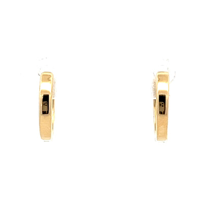 Lightweight Huggie Hoop Earrings in 14k Yellow Gold