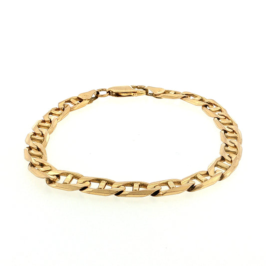 Mariner Link Chain Bracelet 14k Yellow Gold