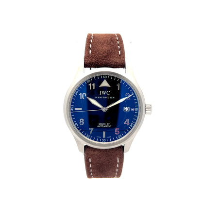Men's IWC Mark XV Fliegerhuhr 3253 38mm Stainless Steel