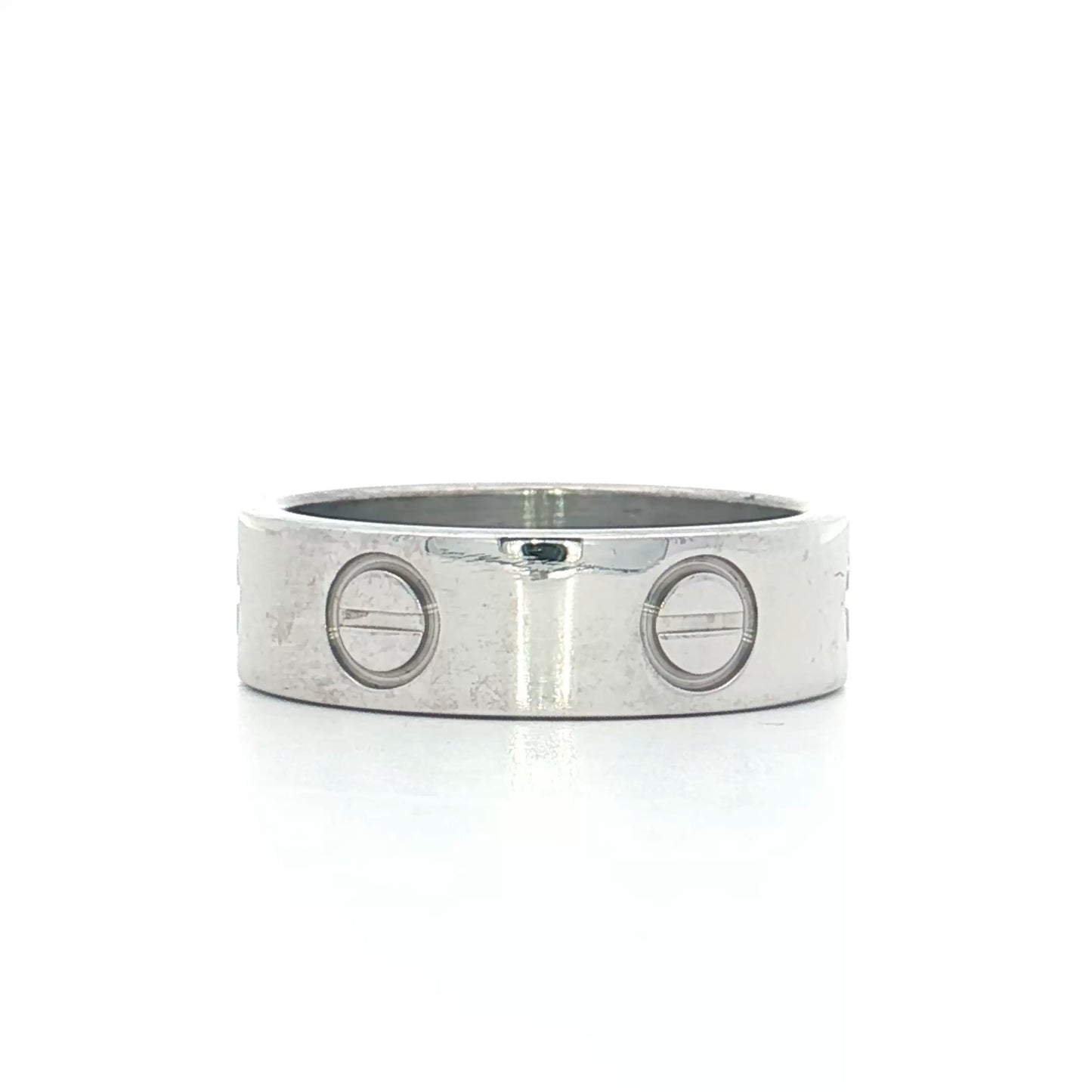 Cartier Love Ring in 18k White Gold
