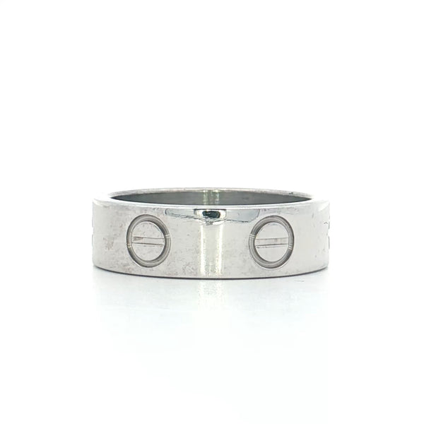 Cartier Love Ring in 18k White Gold – Filigree Jewelers