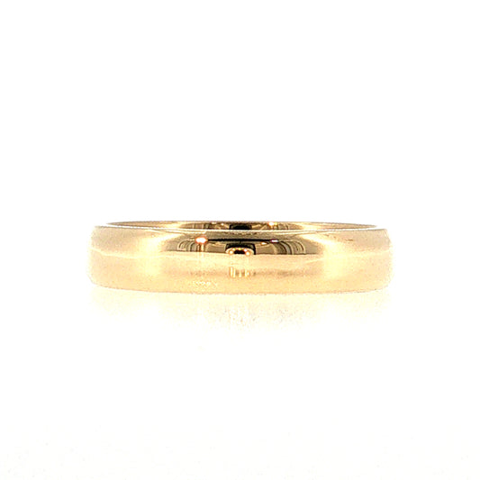 Men's Wedding Band 18k Yellow Gold