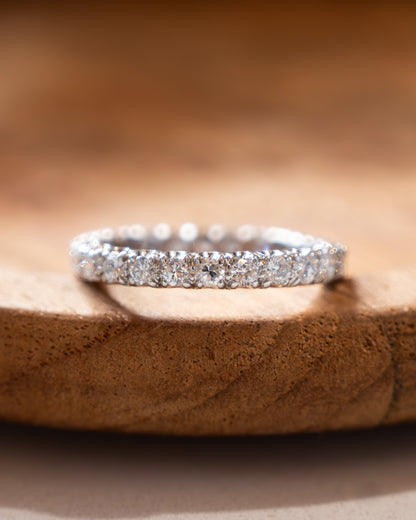 1.20 Diamond Eternity Band 18k White Gold