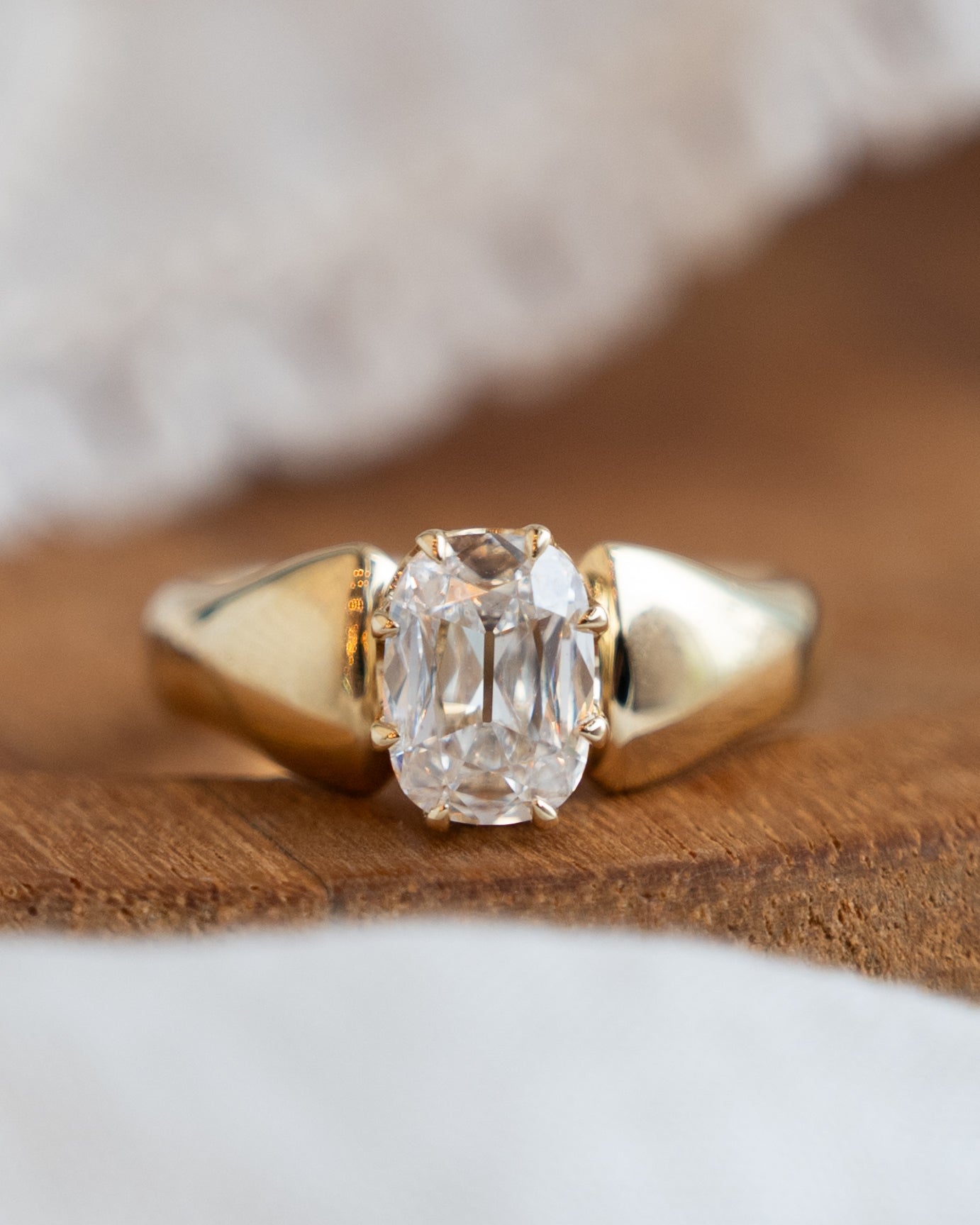 Old Mine Cushion Cut Diamond