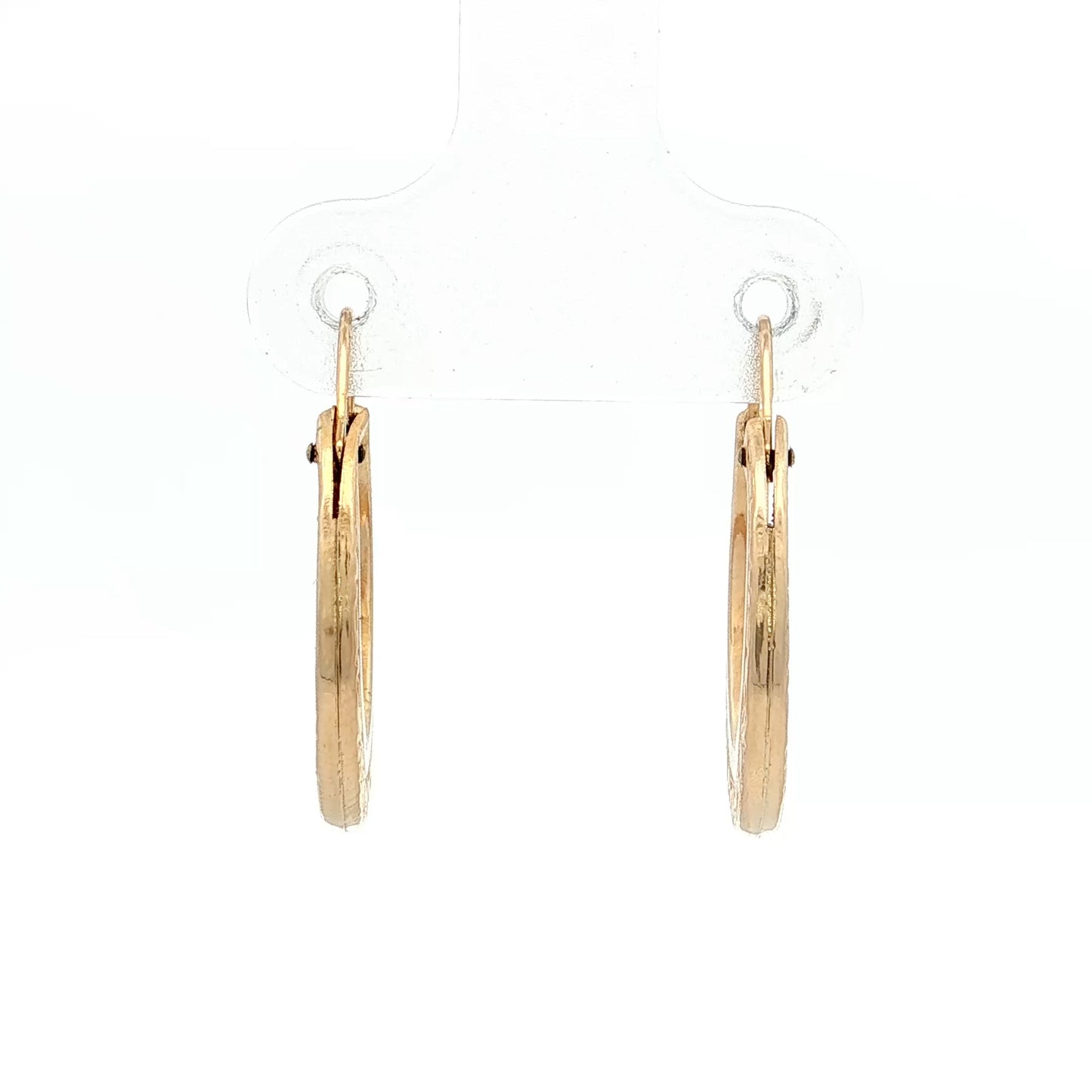 Ornate Engraved Hoop Earrings 14k Yellow Gold