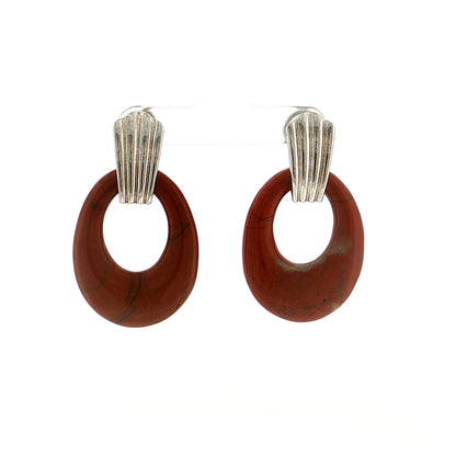 Eleanor Leftwich x Filigree Earrings Denim Lapis & Jasper in 14k