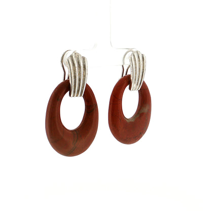 Eleanor Leftwich x Filigree Earrings Denim Lapis & Jasper in 14k