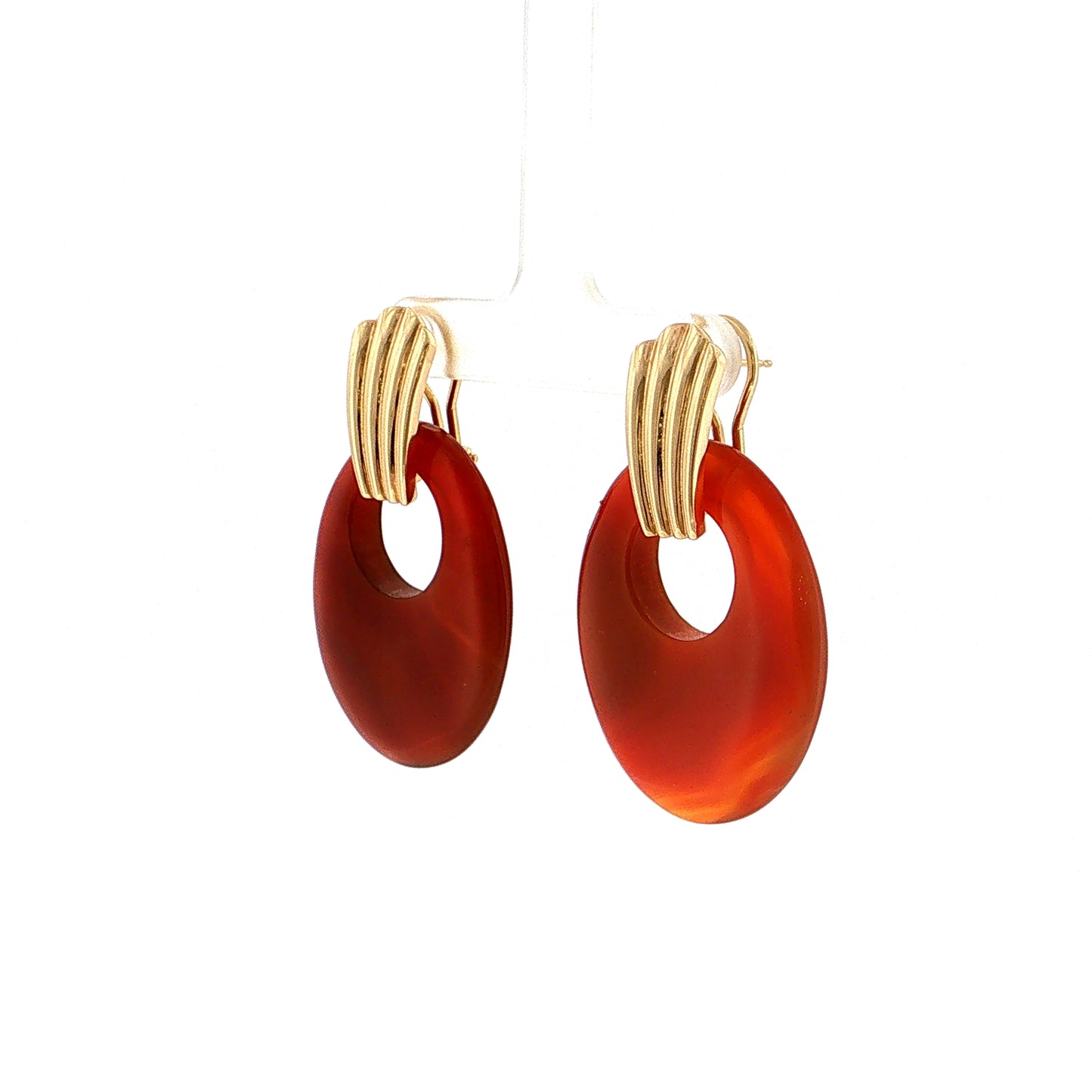Eleanor Leftwich x Filigree Earrings Sodalite & Carnelian in 14k