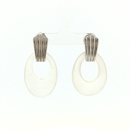 Eleanor Leftwich x Filigree Earrings Quartz Crystal & Black Onyx in 14k