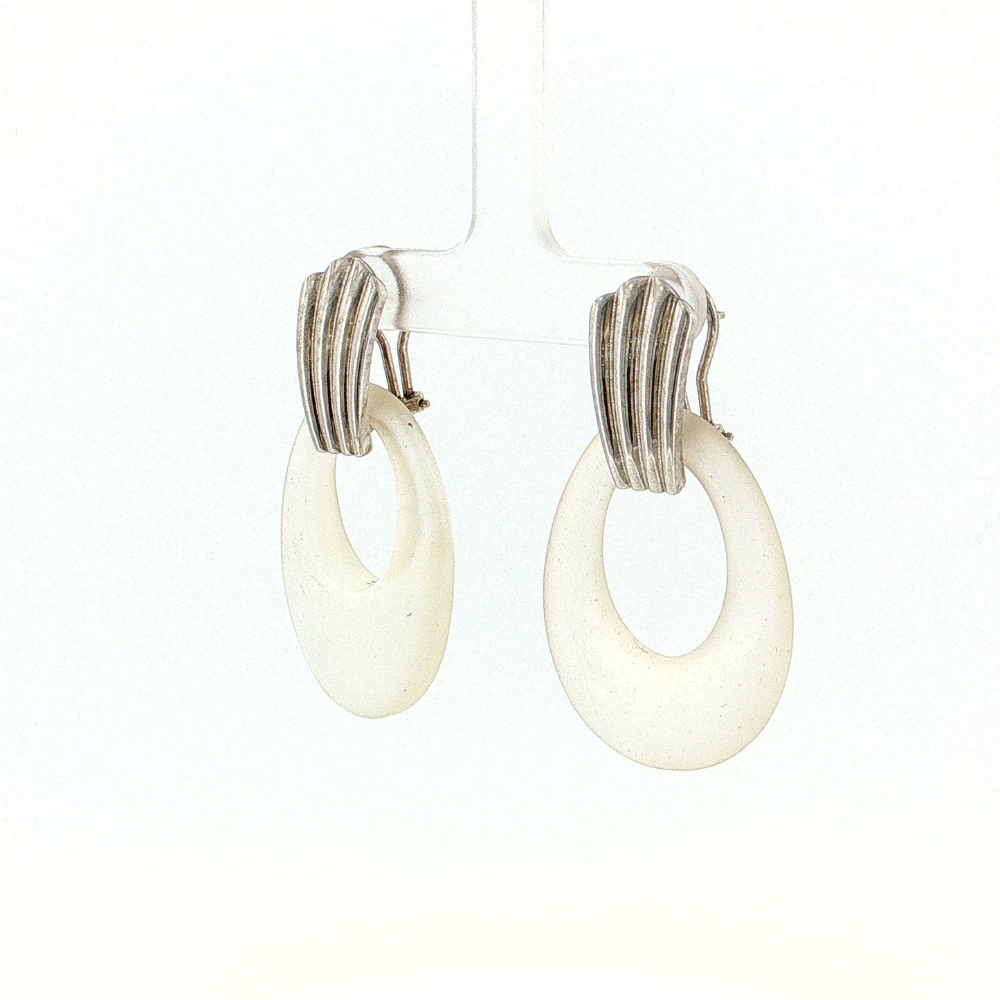 Eleanor Leftwich x Filigree Earrings Quartz Crystal & Black Onyx in 14k