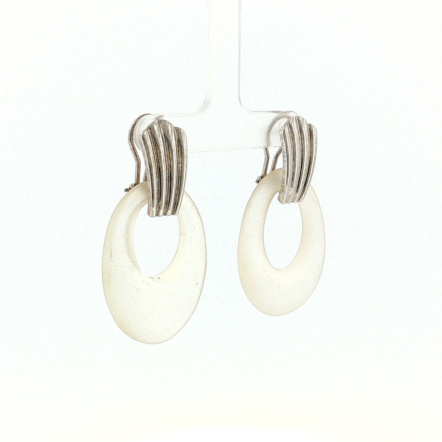 Eleanor Leftwich x Filigree Earrings Quartz Crystal & Black Onyx in 14k