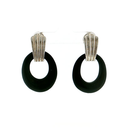 Eleanor Leftwich x Filigree Earrings Onyx & Carnelian in 14k
