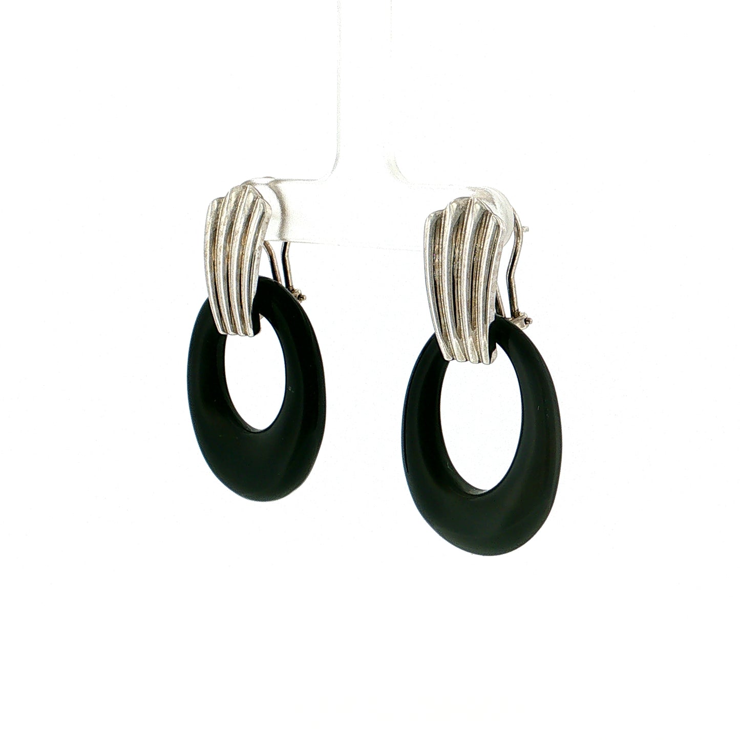 Eleanor Leftwich x Filigree Earrings Onyx & Carnelian in 14k