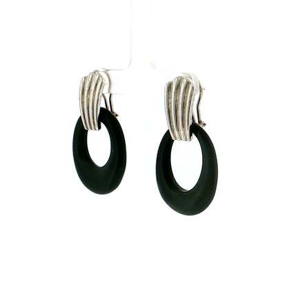 Eleanor Leftwich x Filigree Earrings Onyx & Carnelian in 14k
