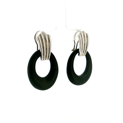 Eleanor Leftwich x Filigree Earrings Onyx & Carnelian in 14k