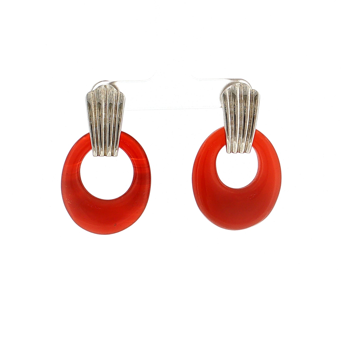 Eleanor Leftwich x Filigree Earrings Onyx & Carnelian in 14k